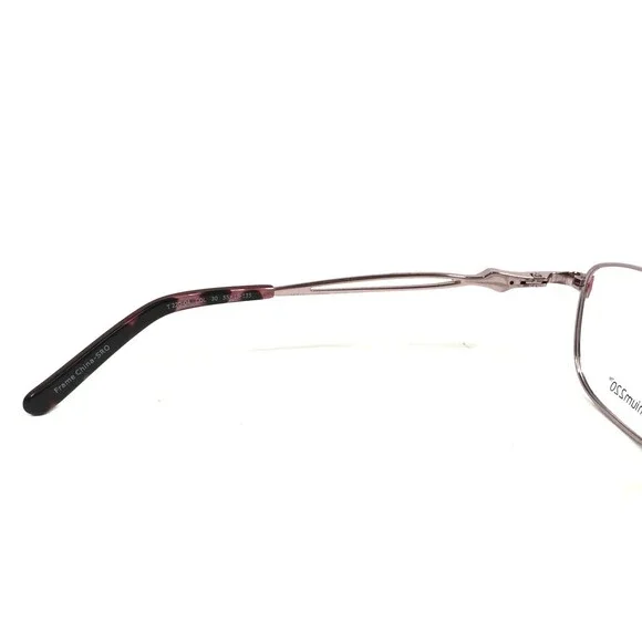 Titanium 220 T220-04 COL 30 Eyeglasses Frames Red Oval Full Rim 55-18-135
